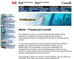 Alerte – Fraude par courriel